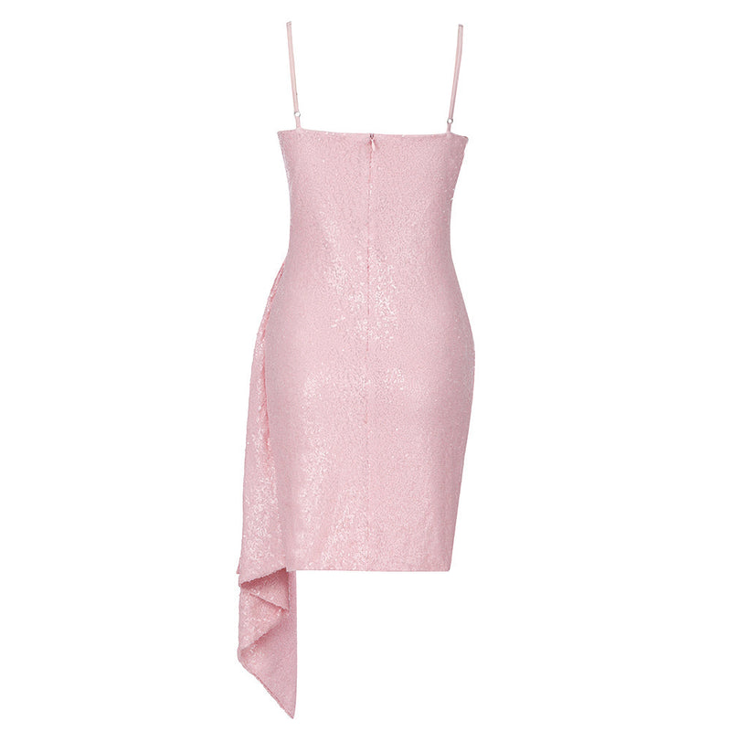 Pink Bodycon Dress HB7952 4