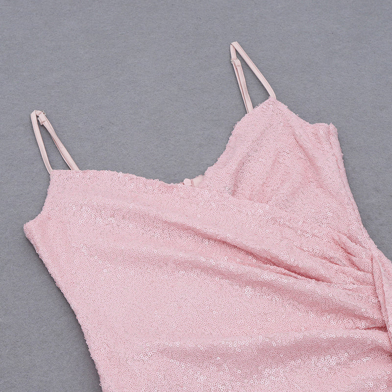 Pink Bodycon Dress HB7952 5