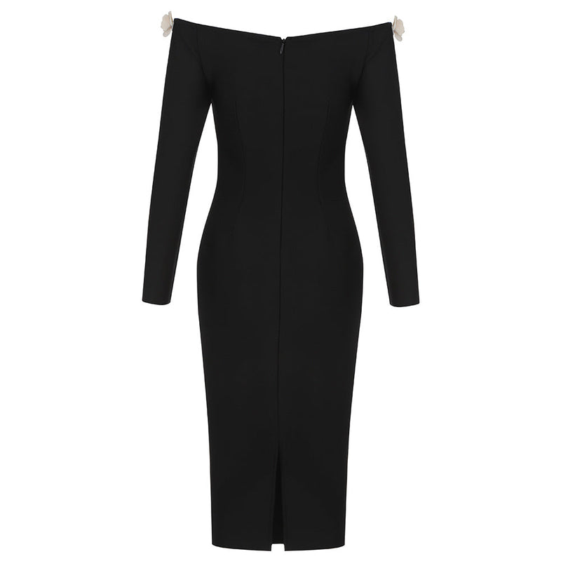 Black Bandage Dress HB7955 5