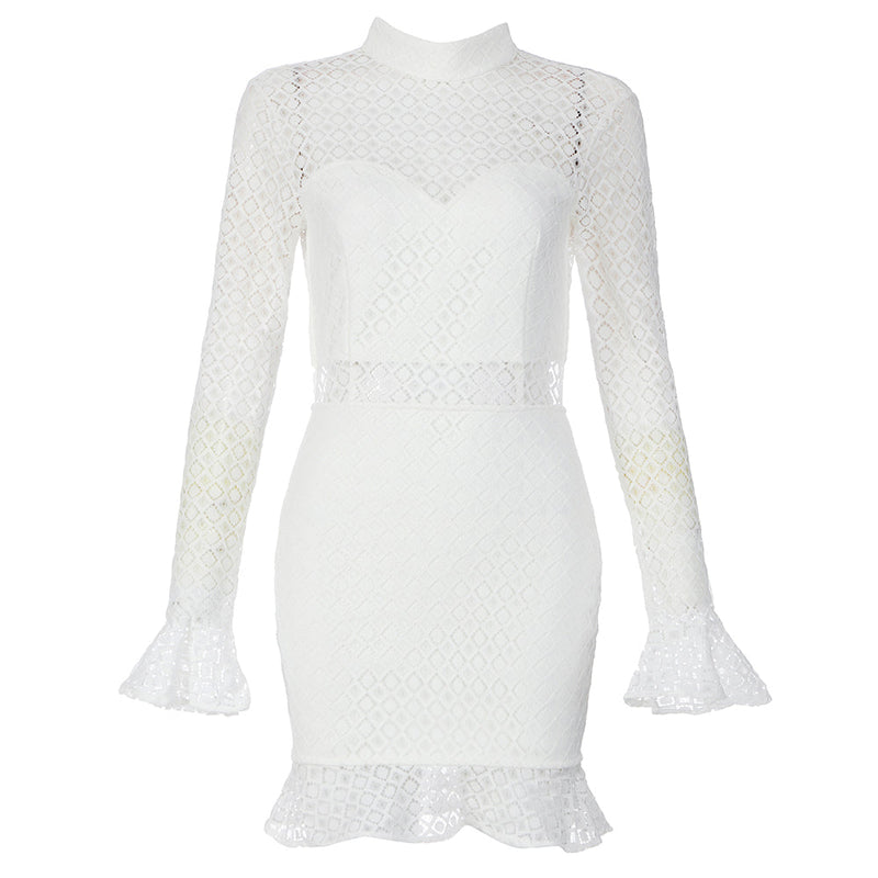 White Bandage Dress HB7957 4