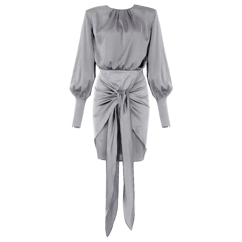 Gray Bodycon Dress HB7960 4