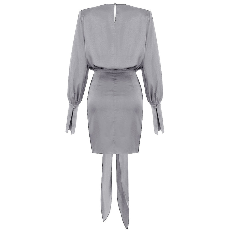 Gray Bodycon Dress HB7960 5