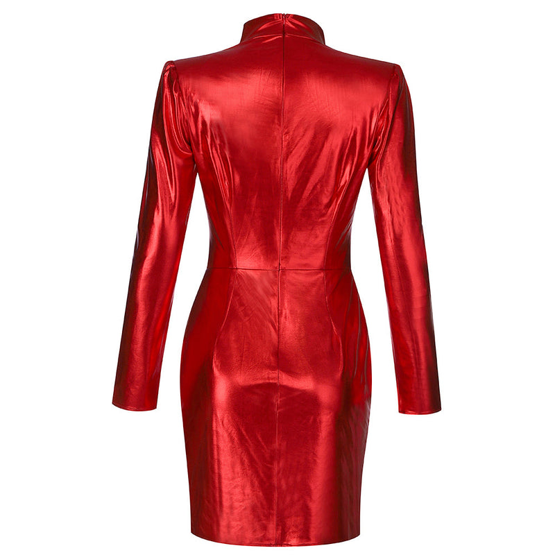 Red Bodycon Dress HB7962 3