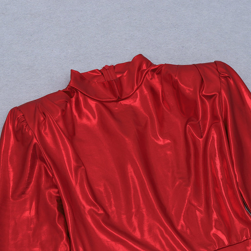 Red Bodycon Dress HB7962 4