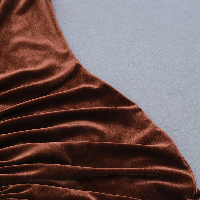 Brown Bodycon Dress HB7965 7