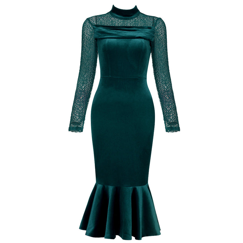 Green Bodycon Dress HB7981 4