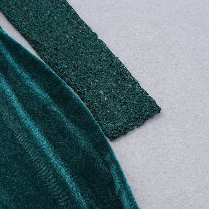 Green Bodycon Dress HB7981 8