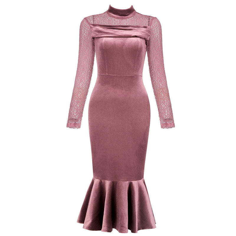 Pink Bodycon Dress HB7981 5
