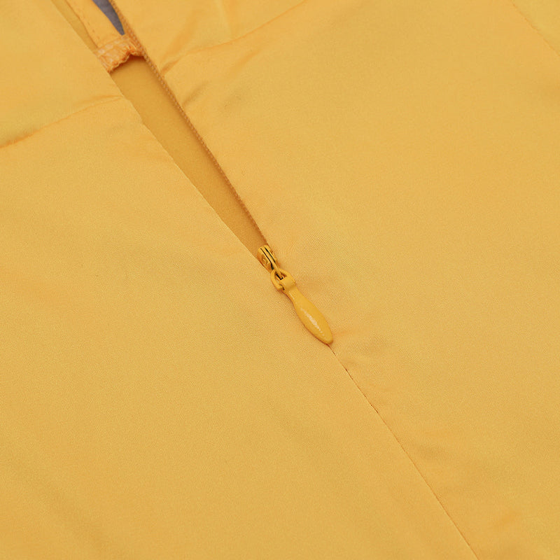Yellow Bodycon Dress HB7987 9