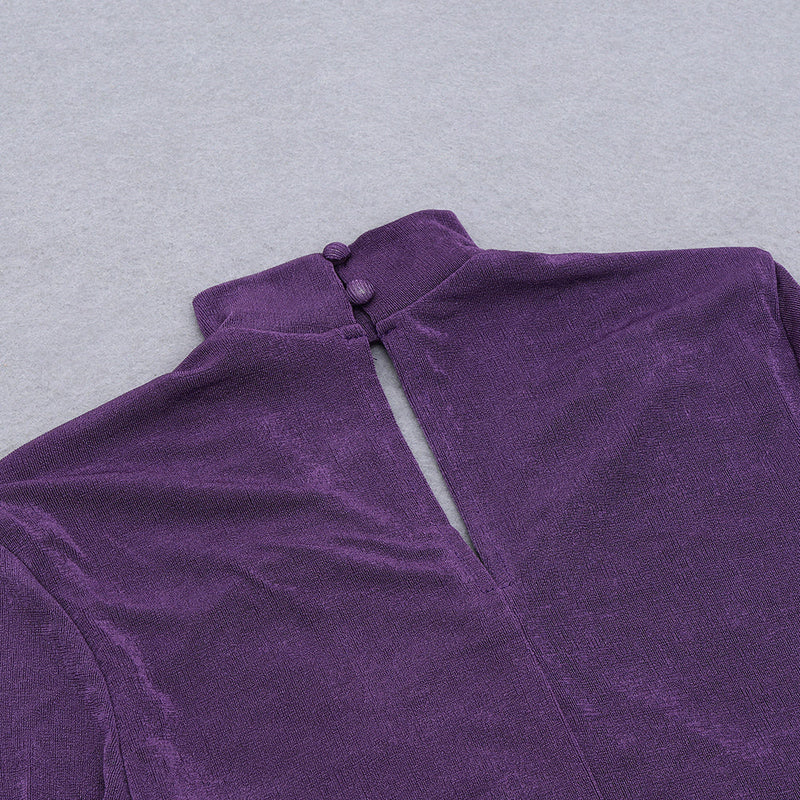 Purple Bodycon Dress HB7988 7