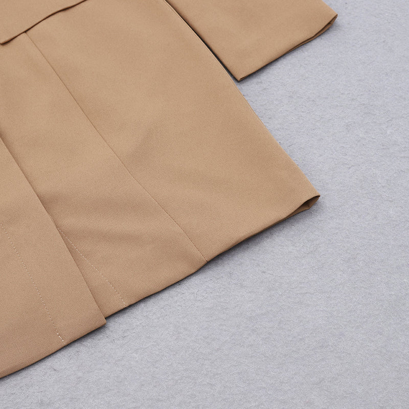 Brown Bodycon Dress HB7992 8