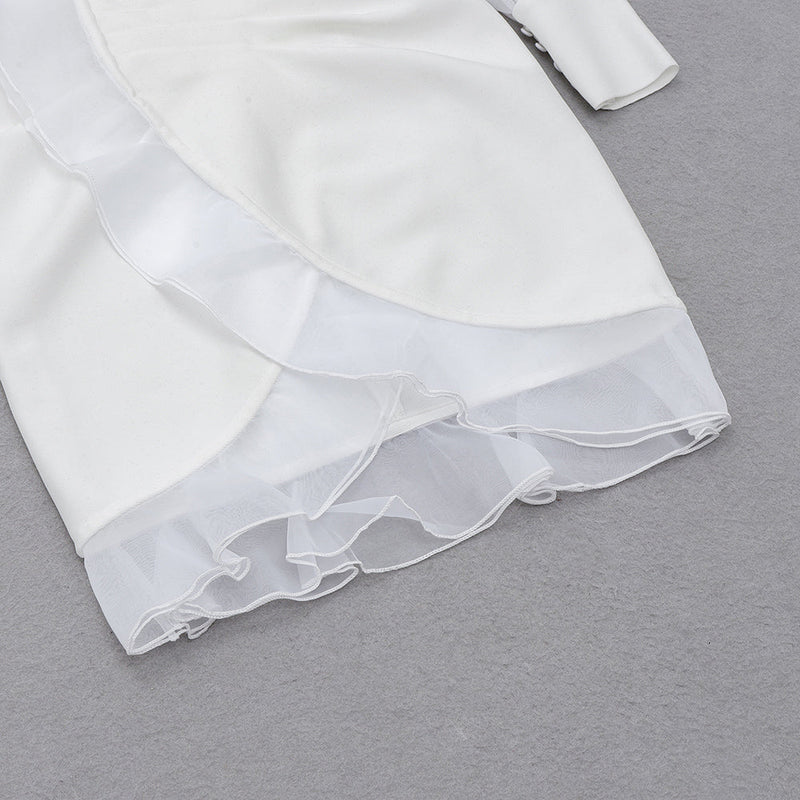 White Bandage Dress HB7995 9