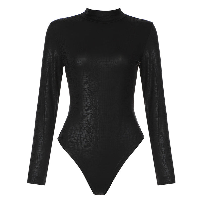 Black Bodycon Bodysuit HB7997 5