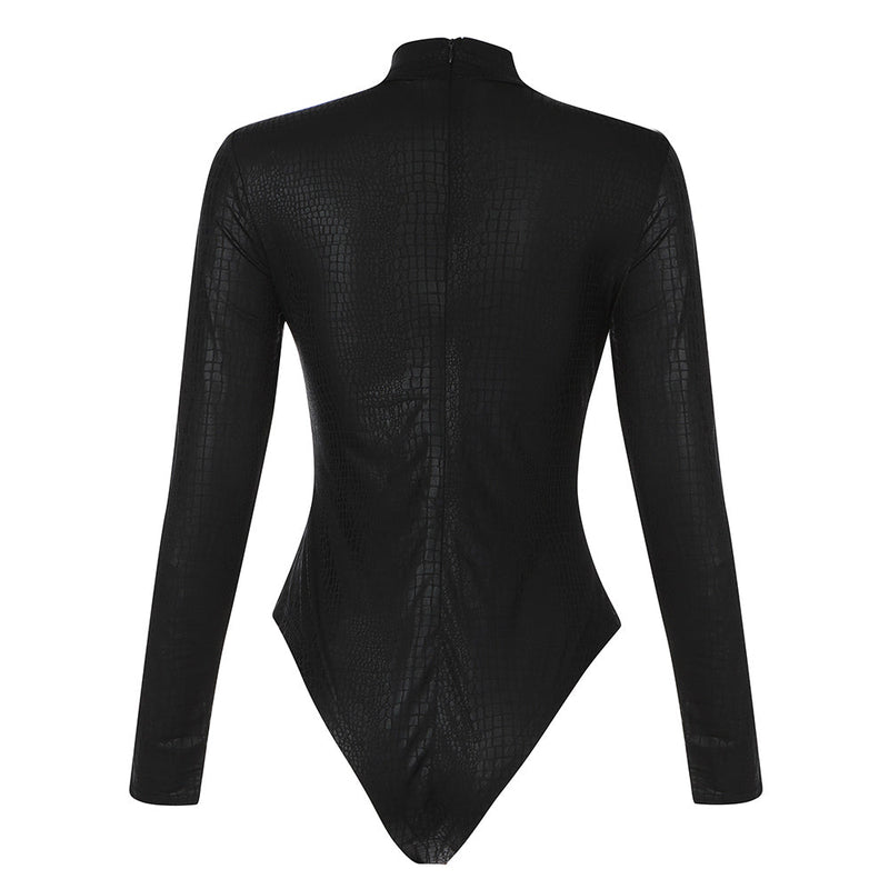 Black Bodycon Bodysuit HB7997 6