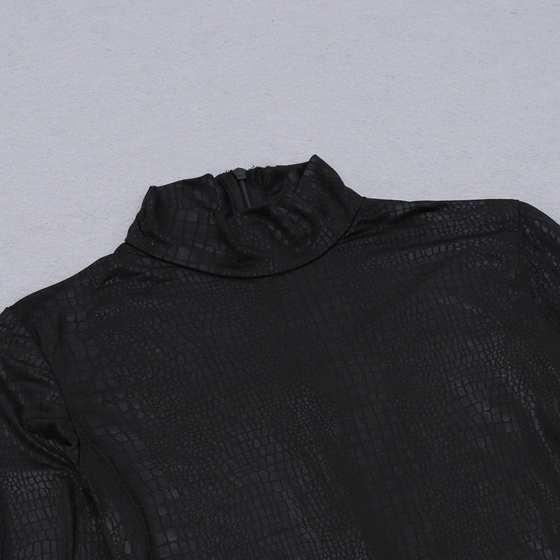 Black Bodycon Bodysuit HB7997 7