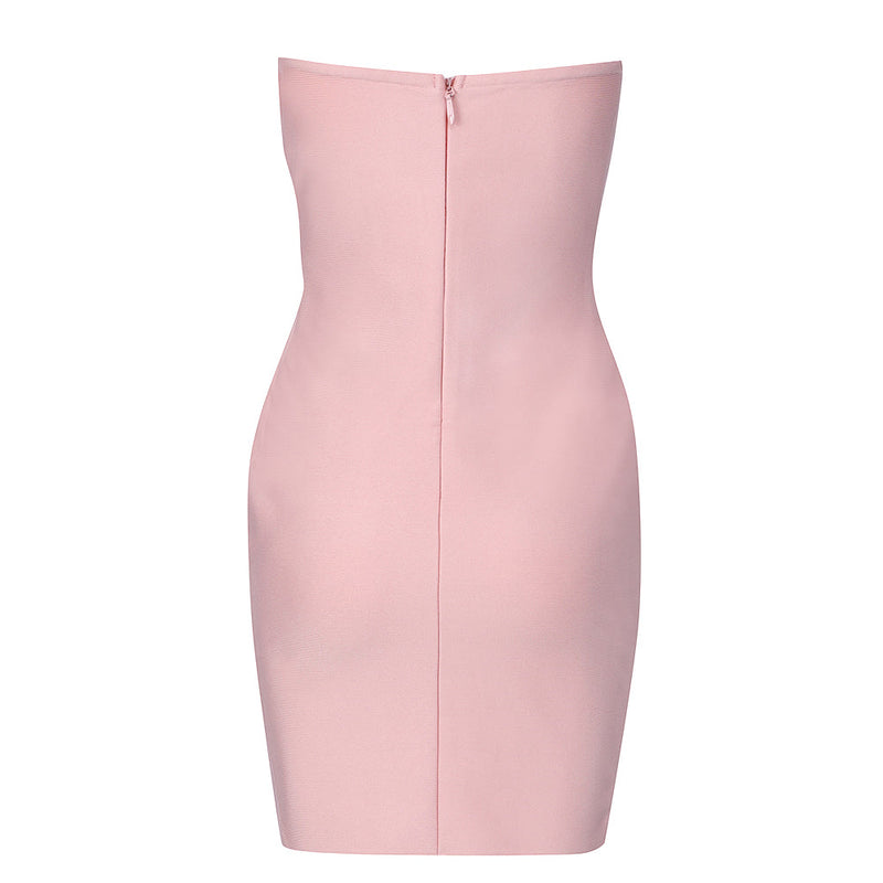 Pink Bandage Dress HB7999 5