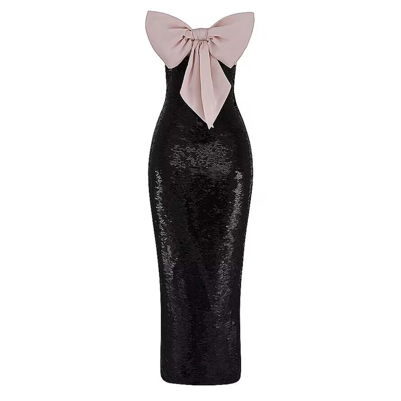 Black Bodycon Dress HI1395 1