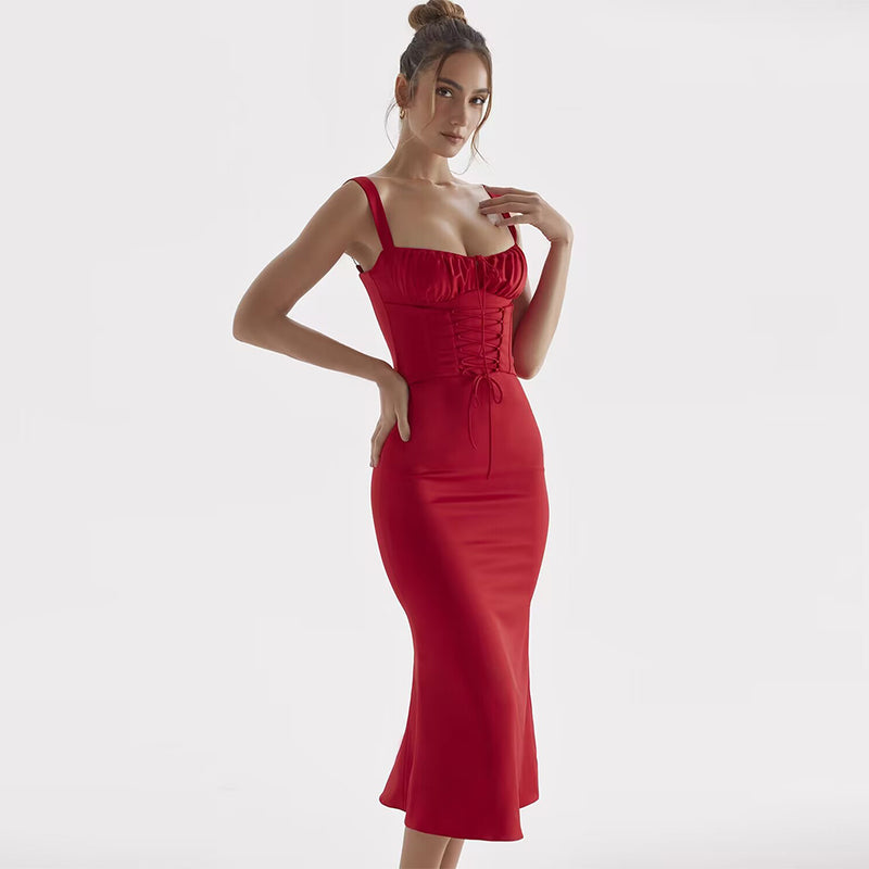 Red Bodycon Dress HI1400 2