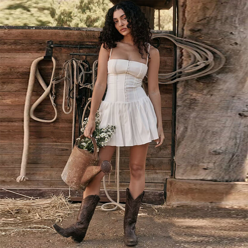 White Bodycon Dress HI1422