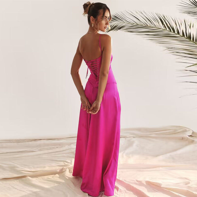 Rose Red Bodycon Dress HT3027