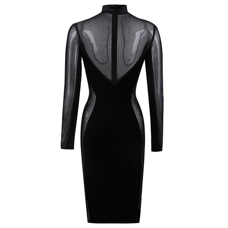 Black Bodycon Dress HL7011 6