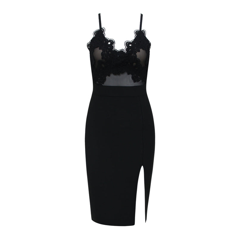 Black Bandage Dress HL8208 2