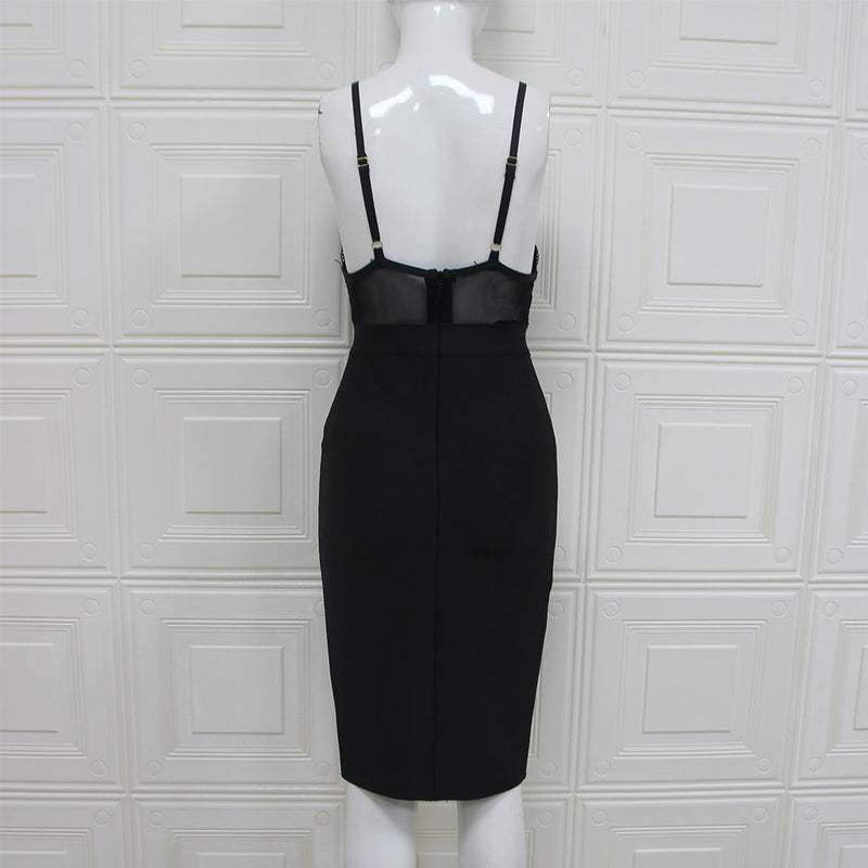 Black Bandage Dress HL8208 5