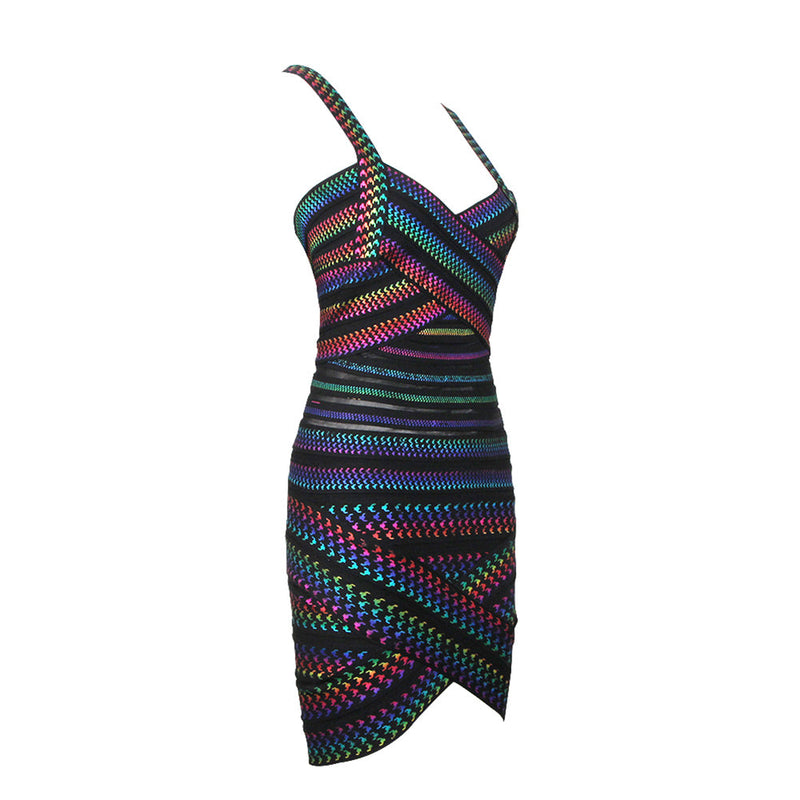 Black Bandage Dress HL8213 4