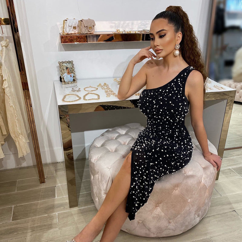 Black Bandage Dress HL8243 2