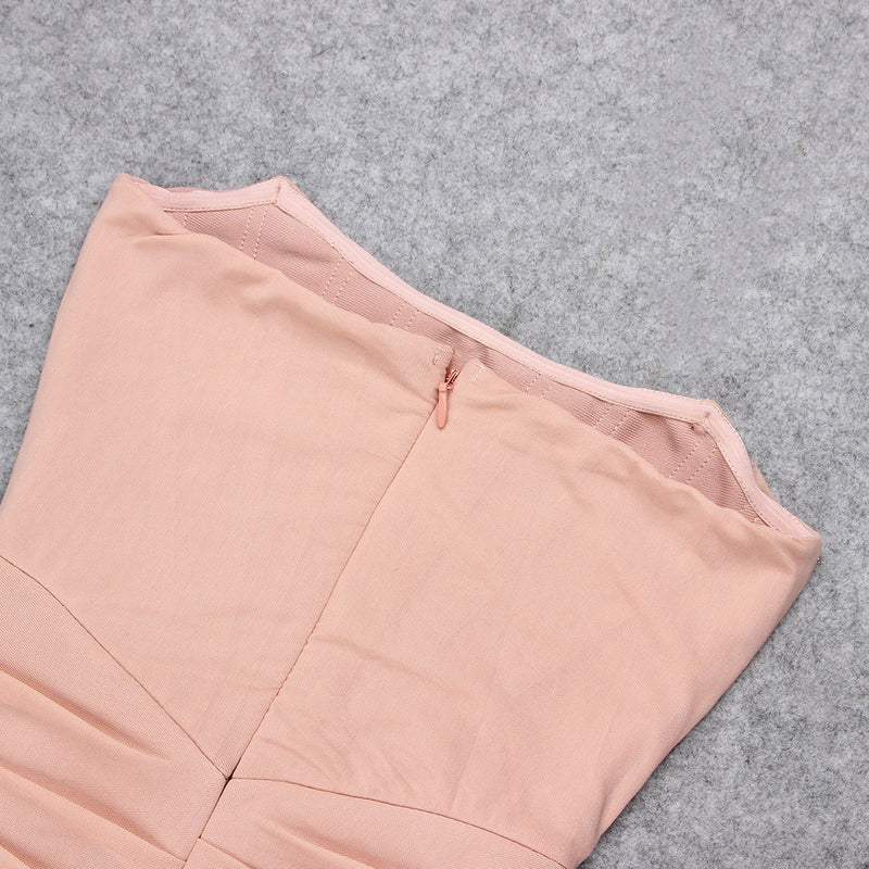 Pink Bandage Dress HL8256 4
