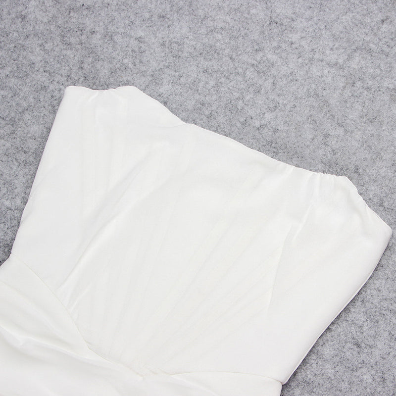 White Bandage Dress HL8256 7