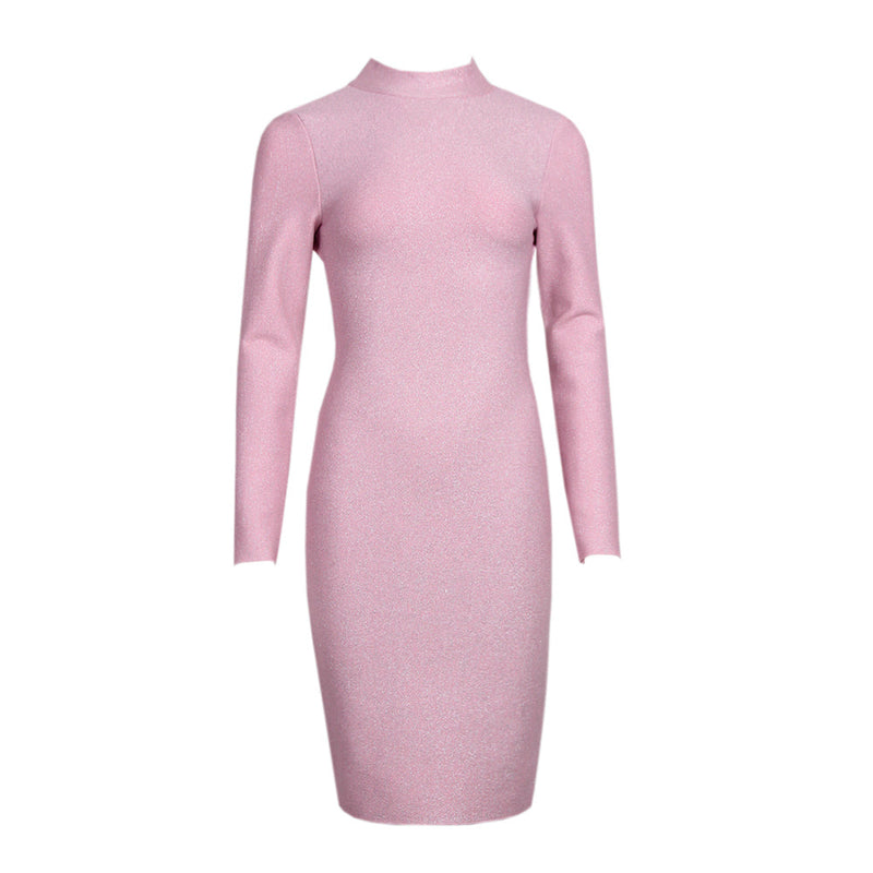 Pink Bandage Dress HL8398 4