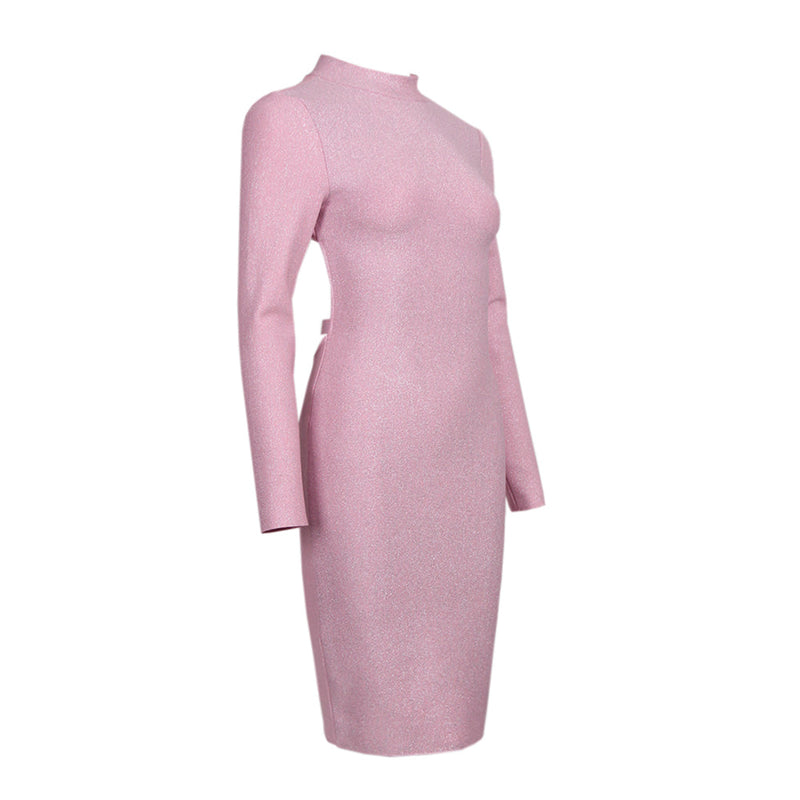 Pink Bandage Dress HL8398 5