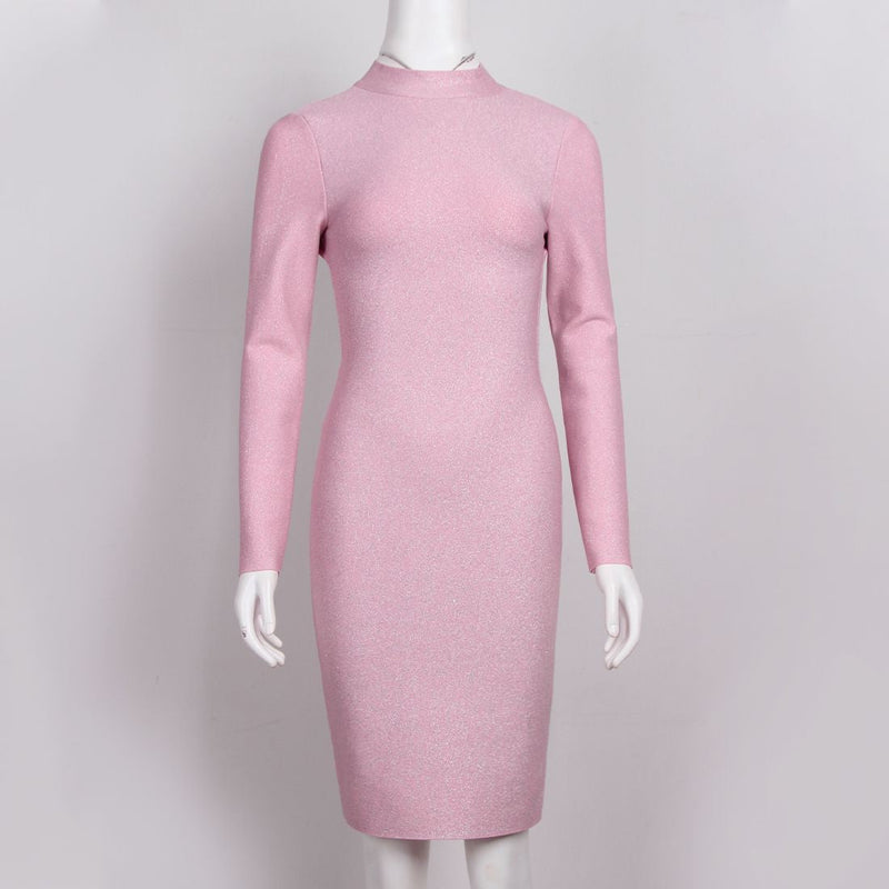 Pink Bandage Dress HL8398 7