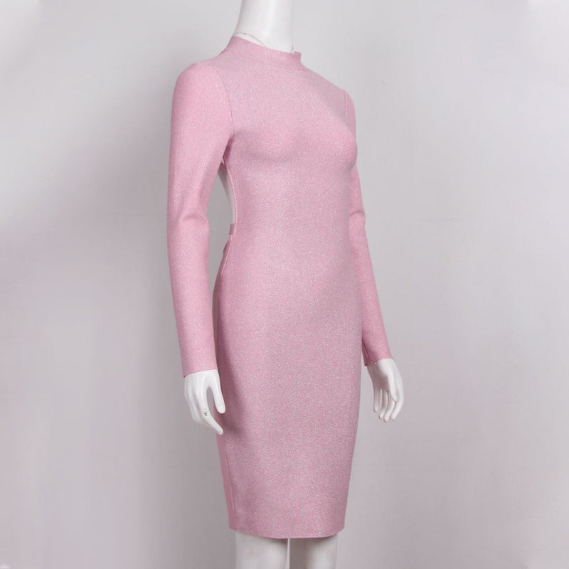 Pink Bandage Dress HL8398 8