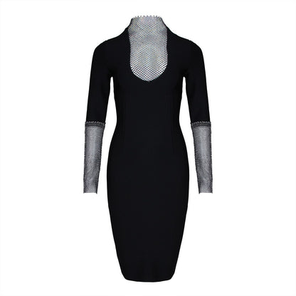 Black Bandage Dress HL8443 3