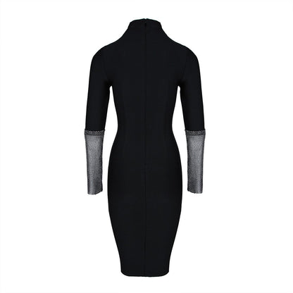 Black Bandage Dress HL8443 4