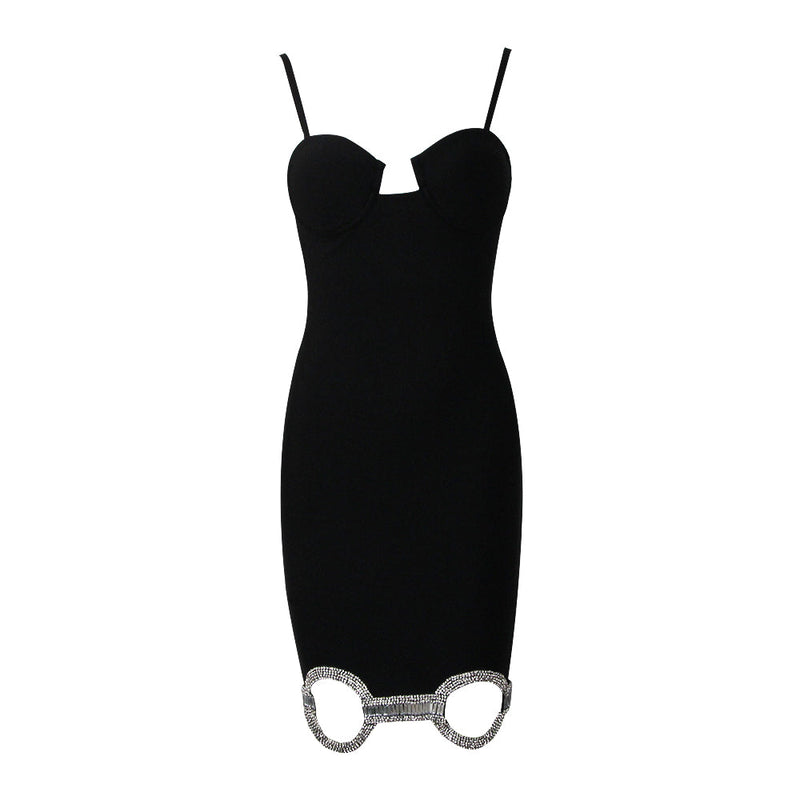 Black Bandage Dress HL8465 2