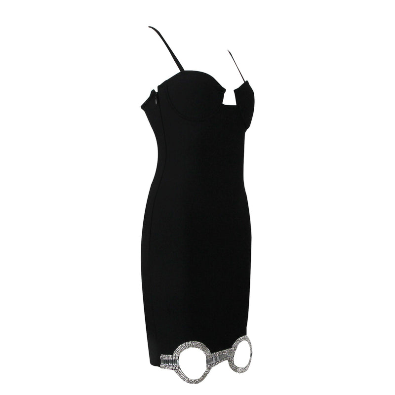 Black Bandage Dress HL8465 3