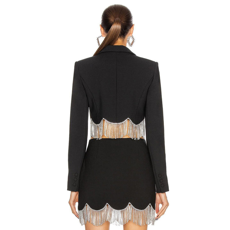 Black Bodycon Set HL8500 3
