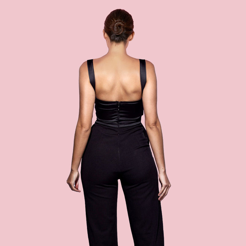 Black Bodycon Jumpsuit HL8570 2