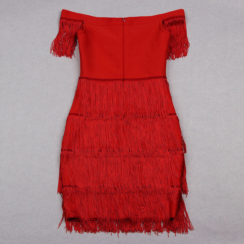Red Bandage Dress HL8605 4