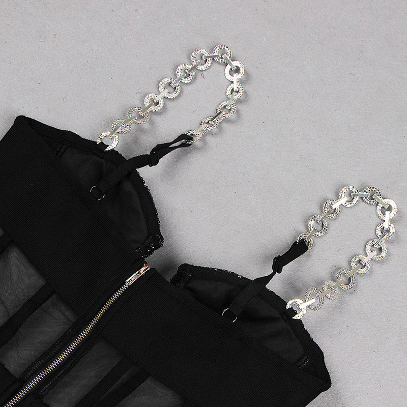 Black Bandage Jumpsuit HL8610 3