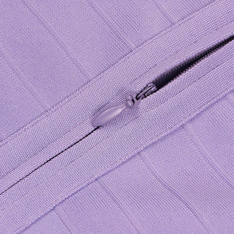Purple Bandage Dress HL8621 10