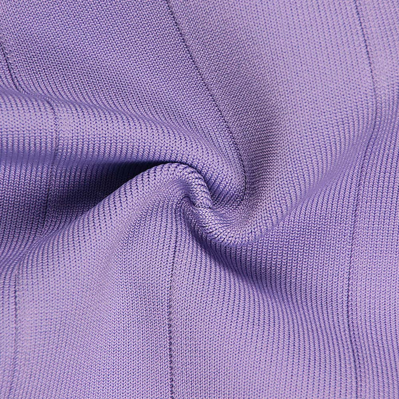 Purple Bandage Dress HL8621 9