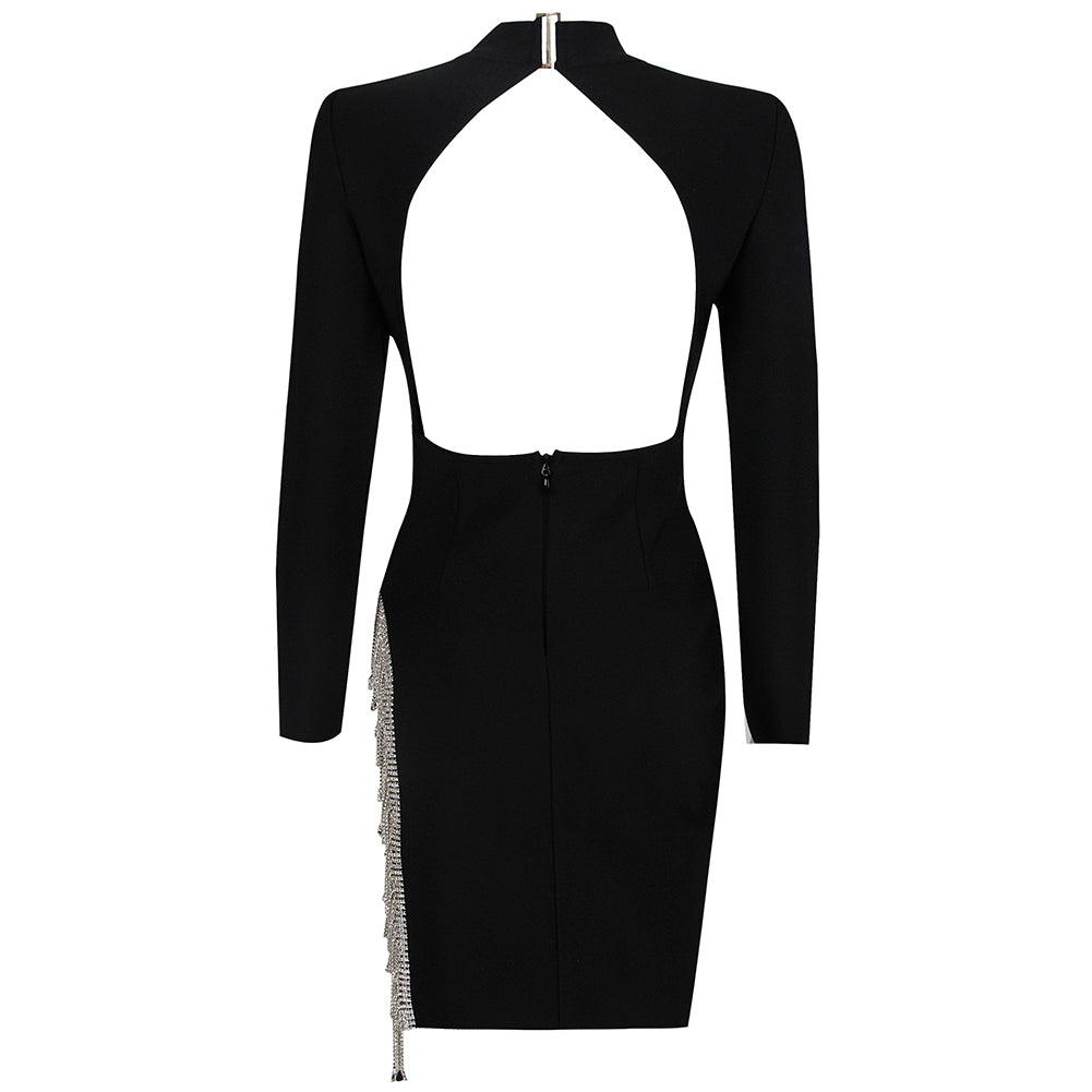 Black Bandage Dress HL8707 6