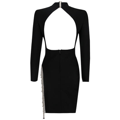 Black Bandage Dress HL8707 6