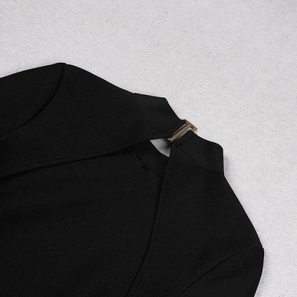 Black Bandage Dress HL8707 7