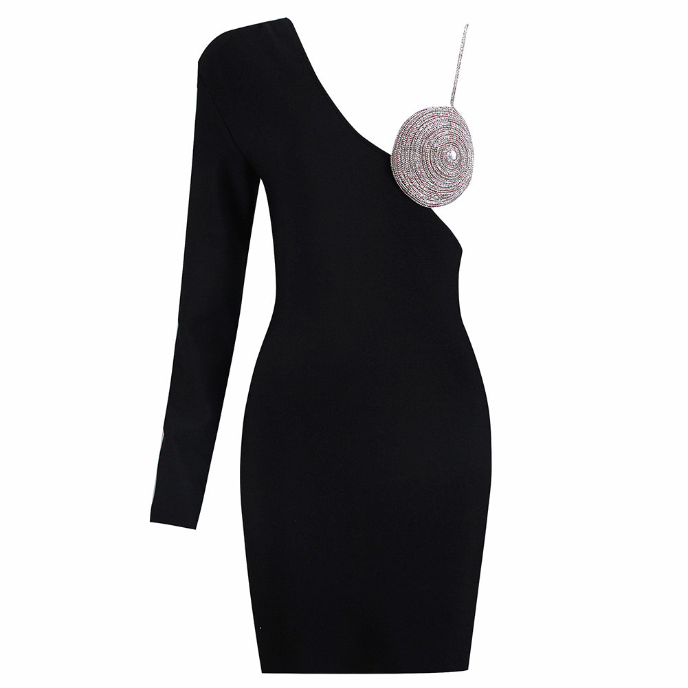 Black Bandage Dress HL8724 4