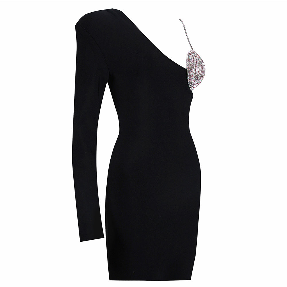 Black Bandage Dress HL8724 5